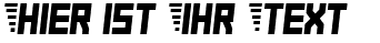 Ihre Vorschau von der Schriftart Electric Boots