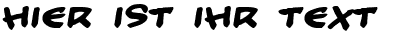 Ihre Vorschau von der Schriftart Handy Candy