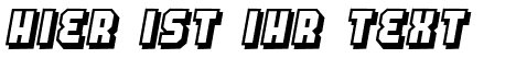 Ihre Vorschau von der Schriftart Hang the DJ