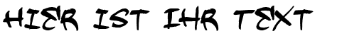 Ihre Vorschau von der Schriftart Hardkaze
