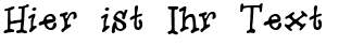 Ihre Vorschau von der Schriftart Hero Of Fools
