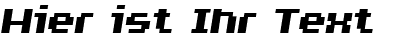 Ihre Vorschau von der Schriftart Invasion 2000