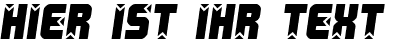 Ihre Vorschau von der Schriftart Killer Boots