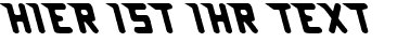 Ihre Vorschau von der Schriftart Lazerbeam Surprise