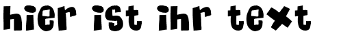 Ihre Vorschau von der Schriftart Massive Headache