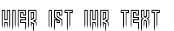 Ihre Vorschau von der Schriftart More than human