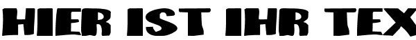 Ihre Vorschau von der Schriftart Munster Bash