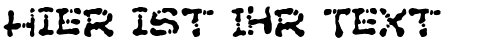 Ihre Vorschau von der Schriftart Poft Sarade