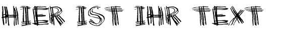 Ihre Vorschau von der Schriftart Scratch my back
