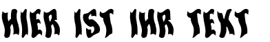 Ihre Vorschau von der Schriftart Somewhere In Space