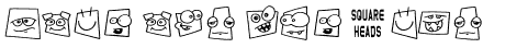 Ihre Vorschau von der Schriftart Squareheads