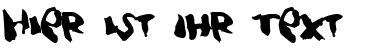 Ihre Vorschau von der Schriftart Squitcher