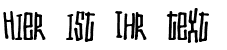 Ihre Vorschau von der Schriftart Toxic Waist