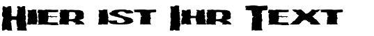 Ihre Vorschau von der Schriftart Vulgar Display Of Power