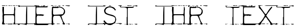 Ihre Vorschau von der Schriftart Mechanical Fun