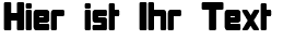 Ihre Vorschau von der Schriftart Bonk