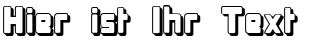 Ihre Vorschau von der Schriftart Bonk Offset