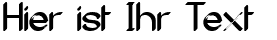 Ihre Vorschau von der Schriftart Castorgate Distort