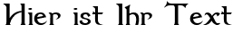 Ihre Vorschau von der Schriftart Dumbledor 3