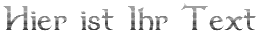 Ihre Vorschau von der Schriftart Dumbledor 3 Cut Down