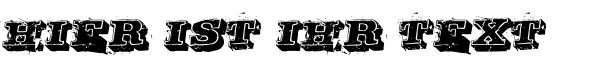 Ihre Vorschau von der Schriftart Depraved
