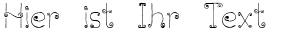 Ihre Vorschau von der Schriftart Lickcurl Petite