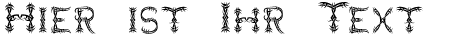 Ihre Vorschau von der Schriftart Lupus Blight