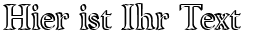 Ihre Vorschau von der Schriftart Niew CroMagnon Callig