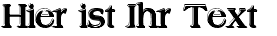 Ihre Vorschau von der Schriftart Offset