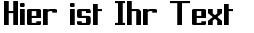 Ihre Vorschau von der Schriftart Prussian Brew Solid