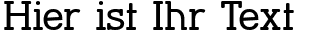 Ihre Vorschau von der Schriftart Street Corner Slab
