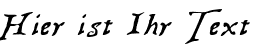 Ihre Vorschau von der Schriftart Treasure Map Deadland