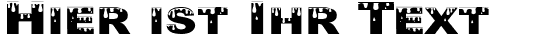 Ihre Vorschau von der Schriftart Yurine Overflow