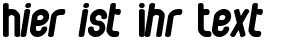 Ihre Vorschau von der Schriftart Bubble Boy