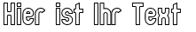 Ihre Vorschau von der Schriftart Zillah Outlined