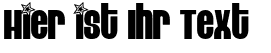 Ihre Vorschau von der Schriftart Eight Track