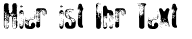 Ihre Vorschau von der Schriftart Elliots Bad Day
