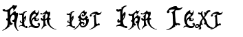 Ihre Vorschau von der Schriftart Apollyon