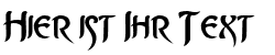 Ihre Vorschau von der Schriftart Asrafel