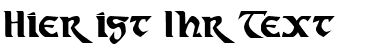 Ihre Vorschau von der Schriftart Dahaut