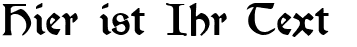 Ihre Vorschau von der Schriftart Kelmscott