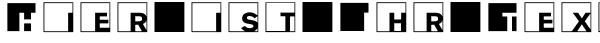 Ihre Vorschau von der Schriftart ABCLogosXYZ