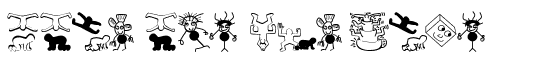 Ihre Vorschau von der Schriftart Bitsbats