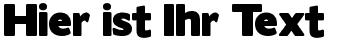 Ihre Vorschau von der Schriftart Boris Black Bloxx