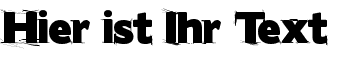 Ihre Vorschau von der Schriftart Boris Black Bloxx Dirty