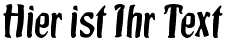 Ihre Vorschau von der Schriftart Burgfest