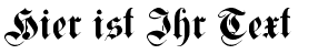 Ihre Vorschau von der Schriftart Cuxhaven Times