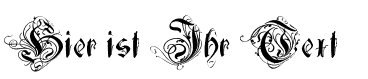 Ihre Vorschau von der Schriftart Decadentia