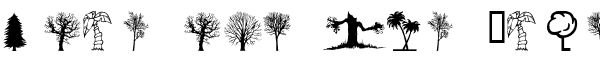 Ihre Vorschau von der Schriftart WM Trees 1