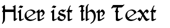 Ihre Vorschau von der Schriftart Delitsch Antiqua